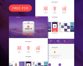 Neuzort Landing Page