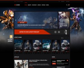 Gamex game store template