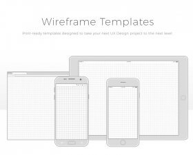 Free wireframe templates collection