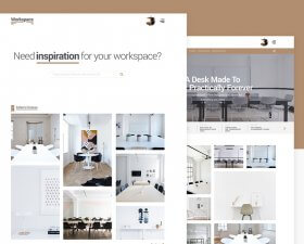 Workspace free ecommerce website template