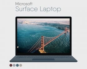 Microsoft Surface Laptop Mockup