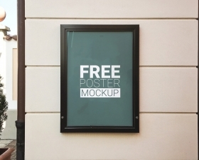 Free 60x40cm Poster Mockup