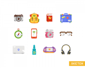 Travel Kit Icons
