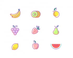 Fruit Icons Freebie