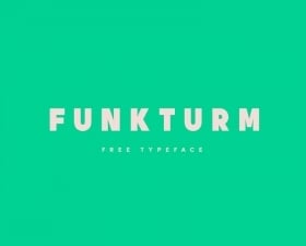 Funkturm – Free font