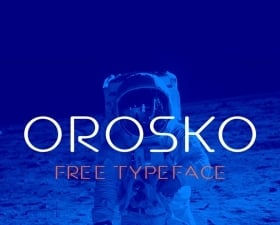 Orosko Free Typeface