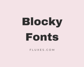 68 Best Blocky Fonts