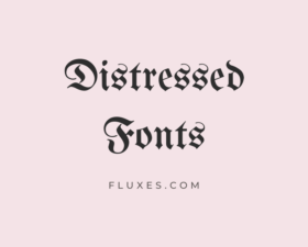 59 Best Distressed Fonts
