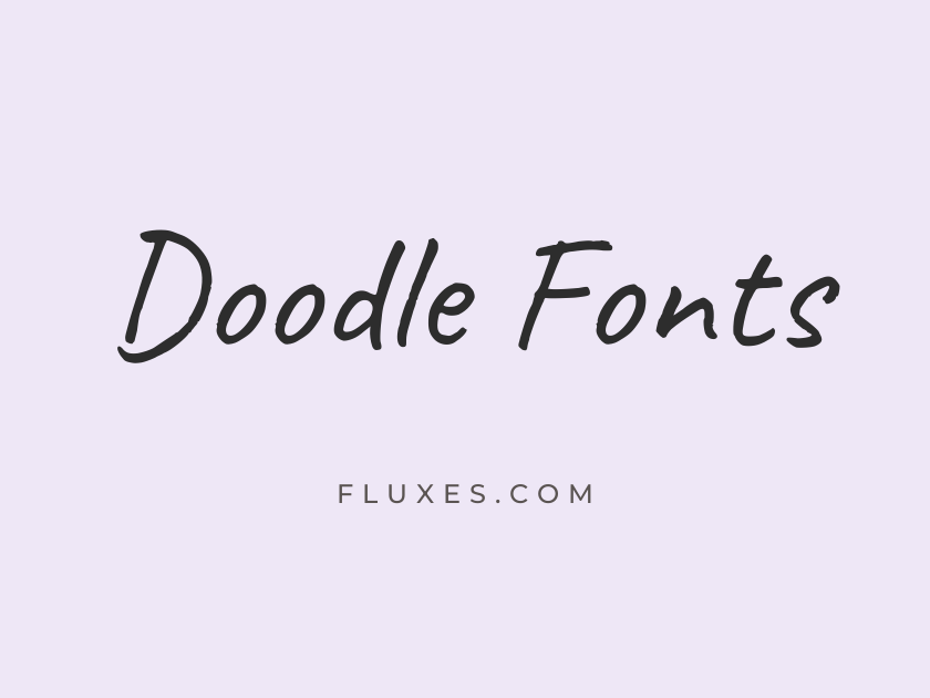70 Best Doodle Fonts