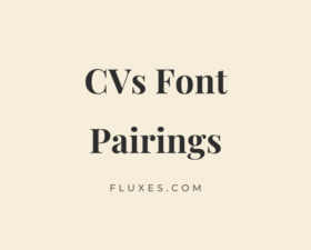 35 Best Font Pairings for CVs