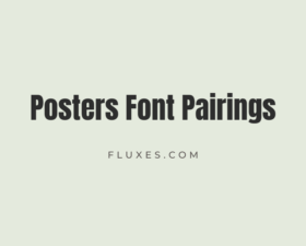 34 Best Font Pairings for Posters