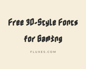 68 Best Free 3D-Style Fonts for Gaming