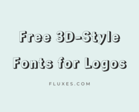 73 Best Free 3D-Style Fonts for Logos