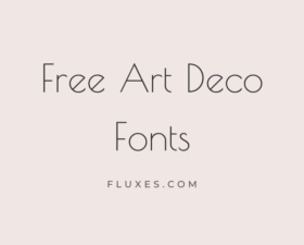 62 Best Free Art Deco Fonts