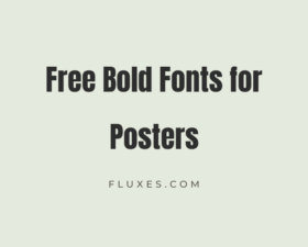 69 Best Free Bold Fonts for Posters