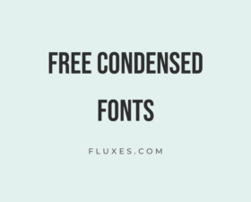 49 Best Free Condensed Fonts