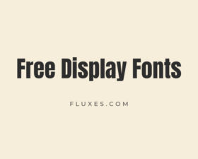 65 Best Free Display Fonts