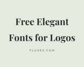 60 Best Free Elegant Fonts for Logos