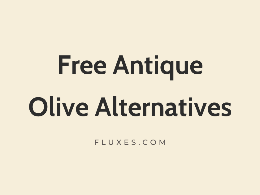 14 Best Free Fonts Alternatives to Antique Olive