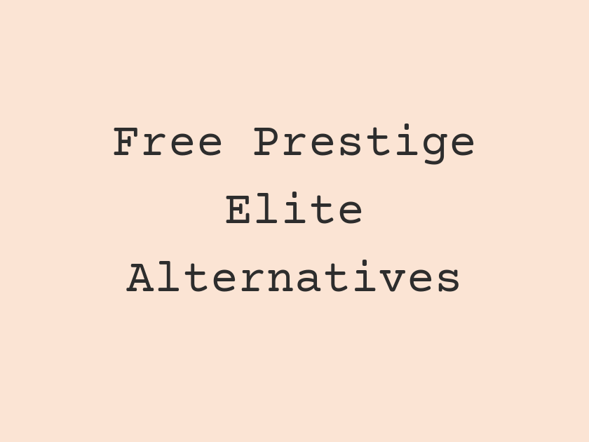 14 Best Free Fonts Alternatives to Prestige Elite