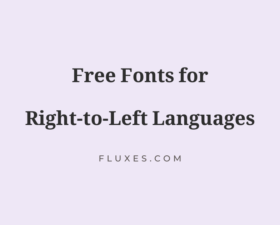 60+ Free Fonts with Latin, Arabic & Hebrew Support