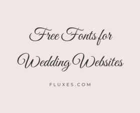61 Best Free Fonts for Wedding Websites