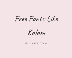 14 Best Free Fonts Similar to Kalam