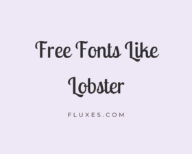 15 Best Free Fonts Similar to Lobster