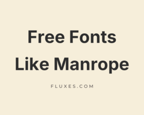 16 Best Free Fonts Similar to Manrope