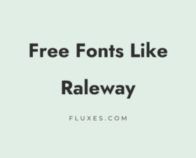 14 Best Free Fonts Similar to Raleway