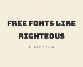15 Best Free Fonts Similar to Righteous