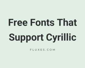 68 Best Free Fonts That Support Cyrillic