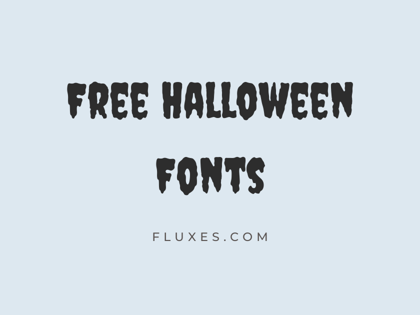 65 Best Free Halloween Fonts