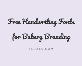 65 Best Free Handwriting Fonts for Bakery Branding