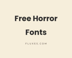 57 Best Free Horror Fonts