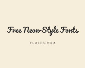 64 Best Free Neon-Style Fonts
