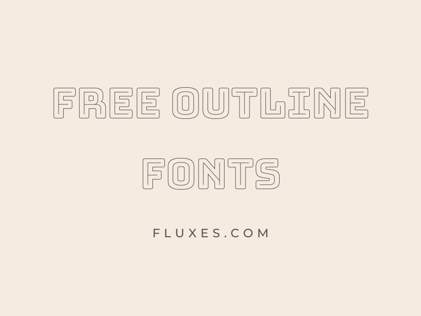 22 Best Free Outline Fonts