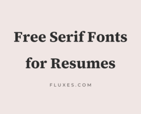70 Best Free Serif Fonts for Resumes