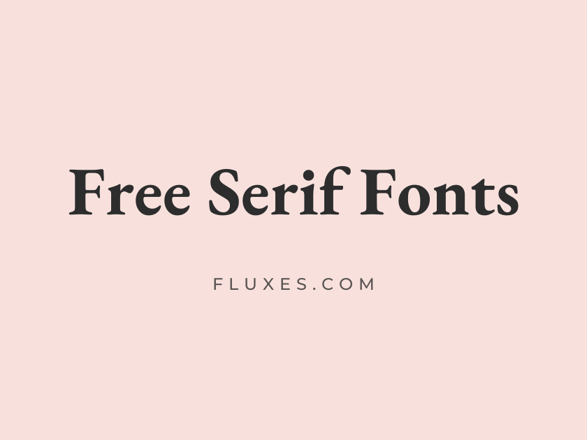 70 Best Free Serif Fonts