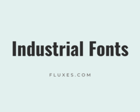 57 Best Industrial Fonts