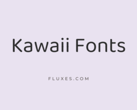 73 Best Kawaii Fonts