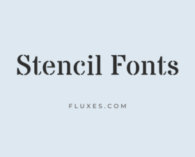 6 Best Stencil Fonts