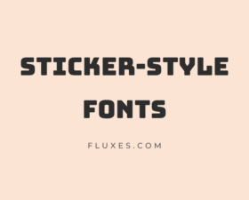 65 Best Sticker-Style Fonts